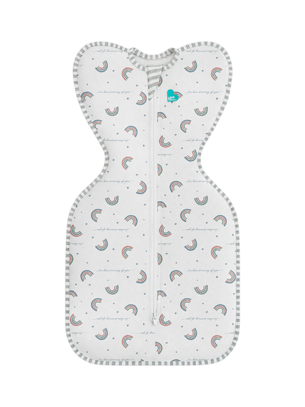 Love to Dream Swaddle Up Baby Sleeping Bag, 1.0 Tog, Rainbow, Small, Rainbow
