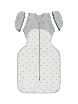 Love to Dream All Seasons Swaddle Up Transition Baby Sleeping Bag, 1.5 Tog, Cloud White