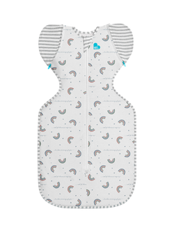 Love to Dream Swaddle Up Transition Baby Sleeping Bag, 1.0 Tog, Rainbow