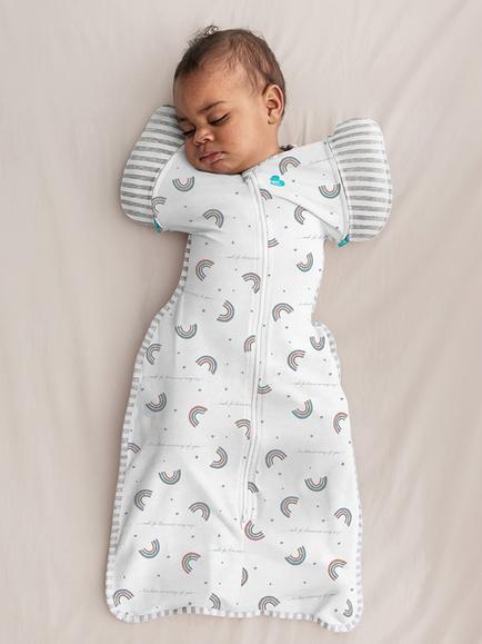 Love to Dream Swaddle Up Transition Baby Sleeping Bag, 1.0 Tog, Rainbow, Medium - view 2, Rainbow