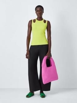 John Lewis x A.W.A.K.E. MODE Large Puffy Leather Tote Bag - view 2, Pink