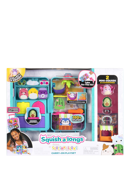 Squishmallows Squish-a-longs On-the-Go Luggage Playset - view 2, Multi