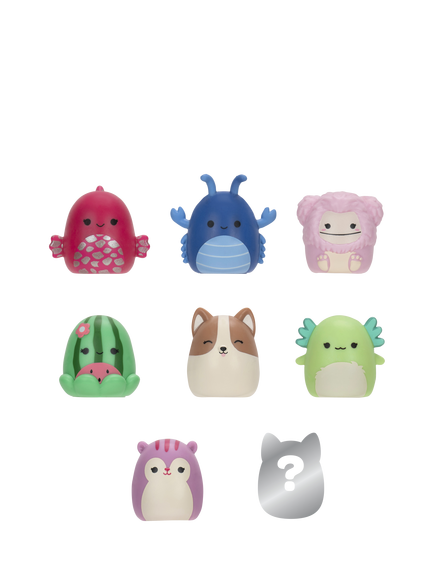 Squishmallows Squish-a-longs Mini-Squish, Style 3/Wave 2, Pack of 8 - view 2, Multi