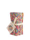 Tilda Wallflower Fat Quarter Fabrics, Pack of 5, Pink/Multi