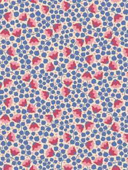 Tilda Wallflower Fabric, Blue Cobalt