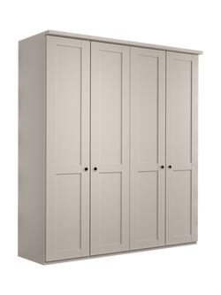 John Lewis Marlow 200cm Hinged Wardrobe, Champagne, Champagne