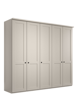 John Lewis Marlow 250cm Hinged Wardrobe, Champagne, Champagne