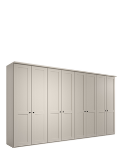 John Lewis Marlow 400cm Hinged Wardrobe, Champagne, Champagne