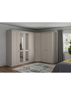 Marlow Hinged 1 Door Corner Unit, Champagne - view 2, Champagne