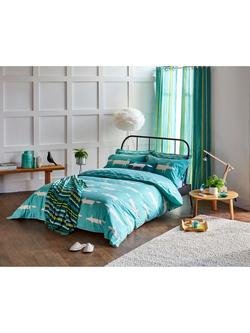 Scion Mr Fox Cotton Bedding, Blue