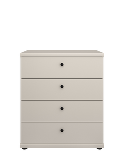 John Lewis Marlow 4 Drawer Chest, Champagne - view 2, Champagne