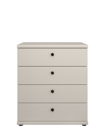 John Lewis Marlow 4 Drawer Chest, Champagne - view 2, Champagne