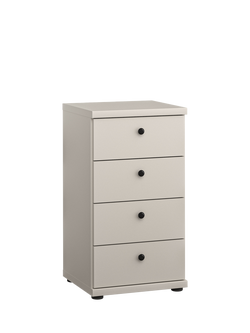 John Lewis Marlow 4 Drawer Narrow Chest, Champagne, Champagne