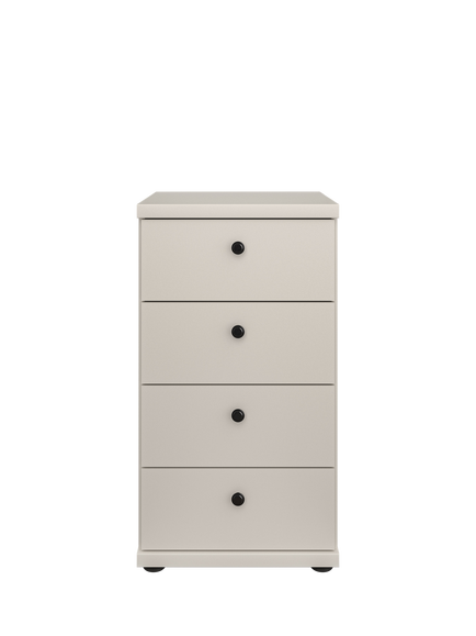 John Lewis Marlow 4 Drawer Narrow Chest, Champagne - view 2, Champagne