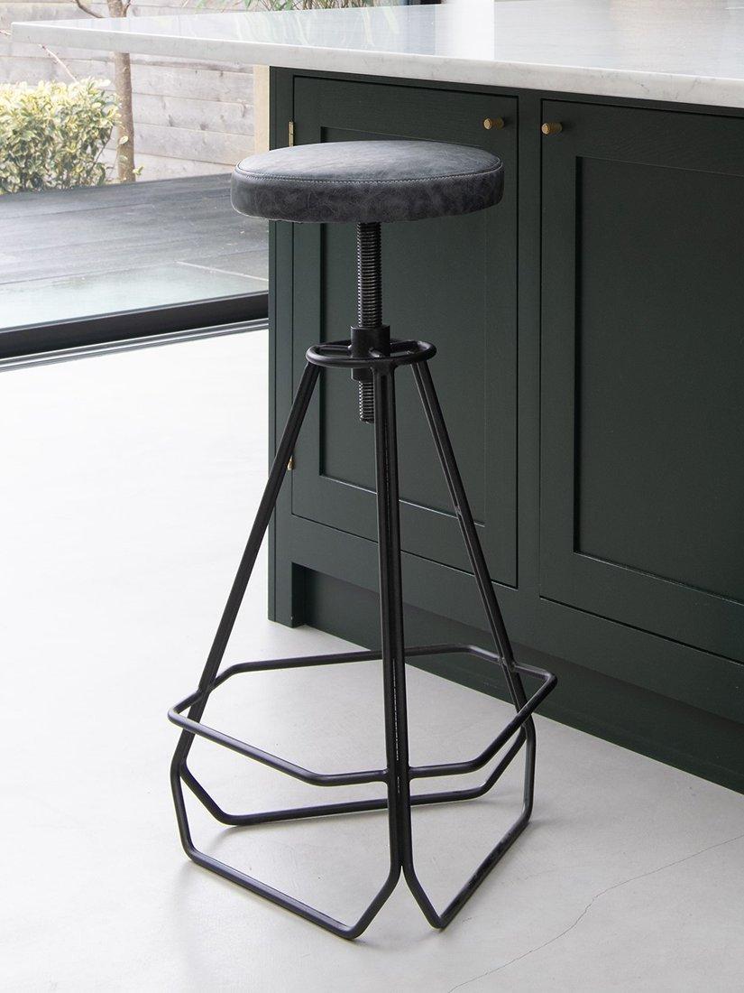 One.World Woodcroft Industrial Bar Stool