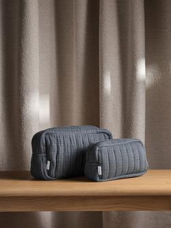 Bedfolk Dream Cotton Make-Up Bag, Ink