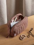 Bedfolk Dream Cotton Make-Up Bag, Rust