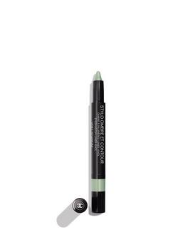 CHANEL Stylo Ombre Et Contour 3-In-1 Eyeshadow-Eyeliner-Kohl Pencil, 60 Vert Titanium