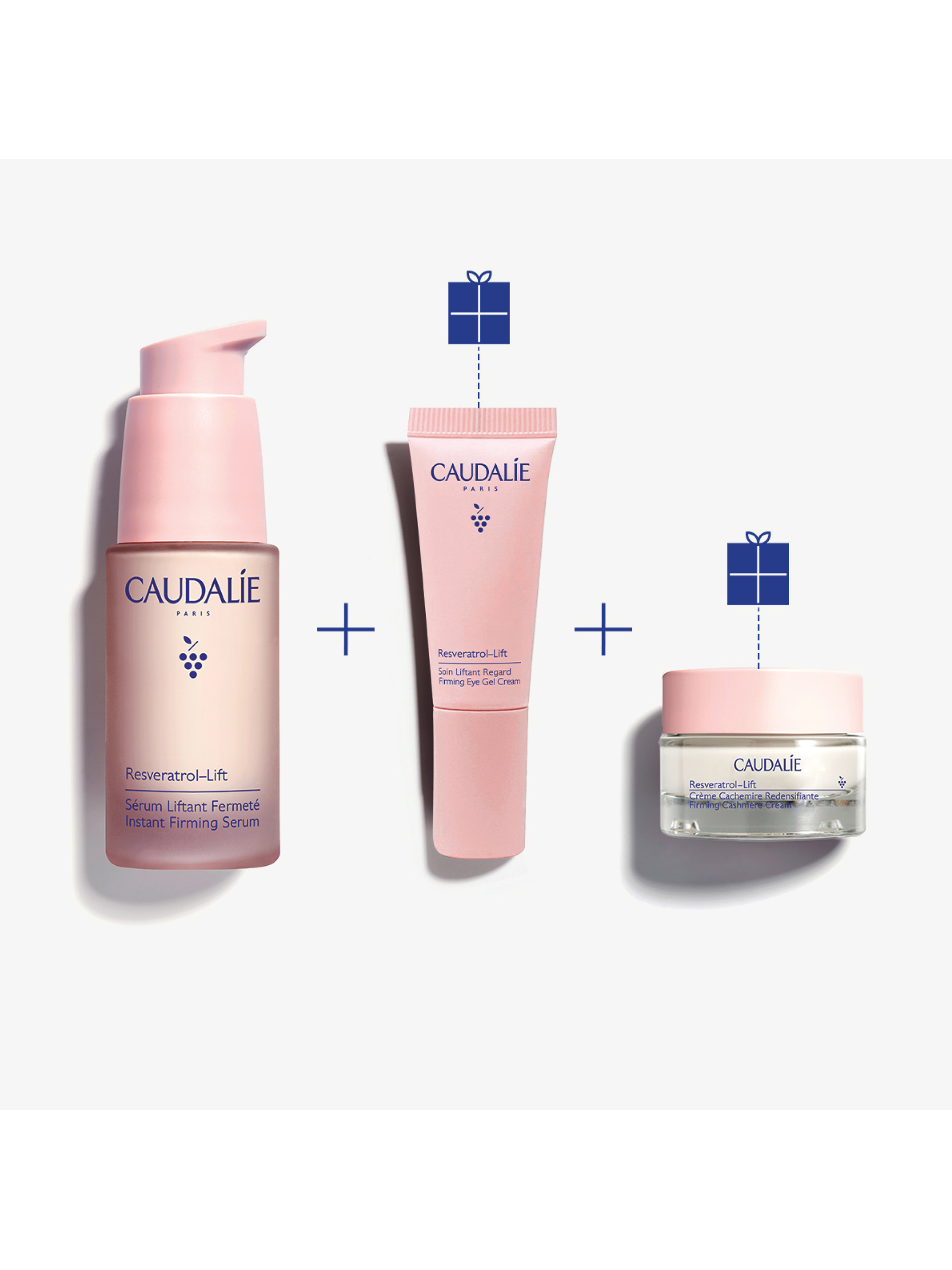 Product image 3 of 3, which shows Caudalie Resveratrol Lift Firming Edit Skincare Gift Set