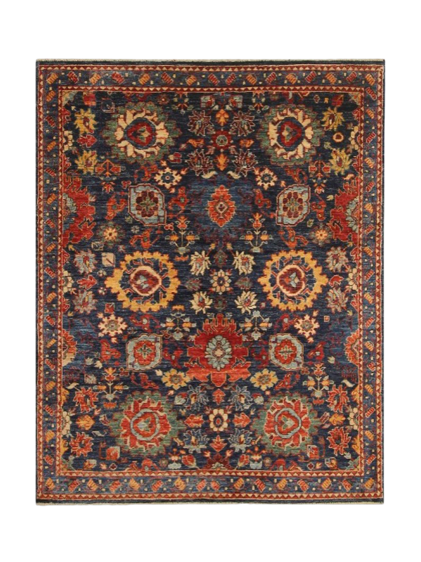 Gooch Oriental Fine Aryana Rug, Blue, L157 x W122 cm