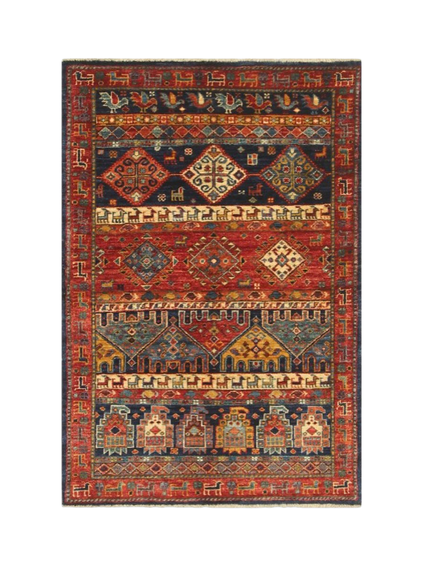 Gooch Oriental Fine Aryana Rug, Multi, L122 x W83 cm