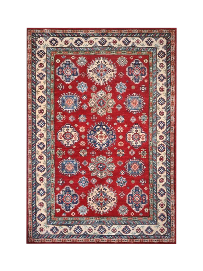 Gooch Oriental Kazak Rug, Blue, L293 x W199 cm