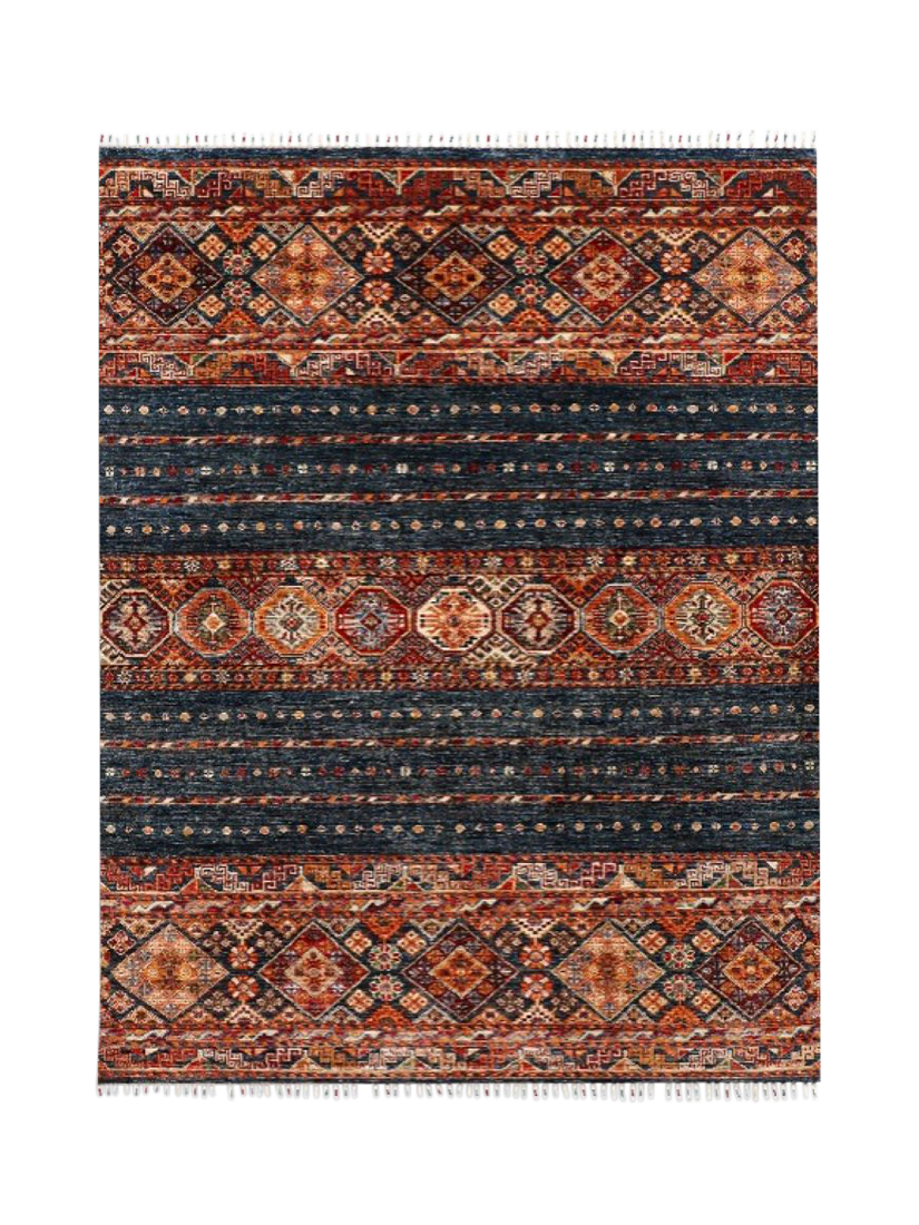 Gooch Oriental Khurjeen Rug, Blue, L206 x W156 cm