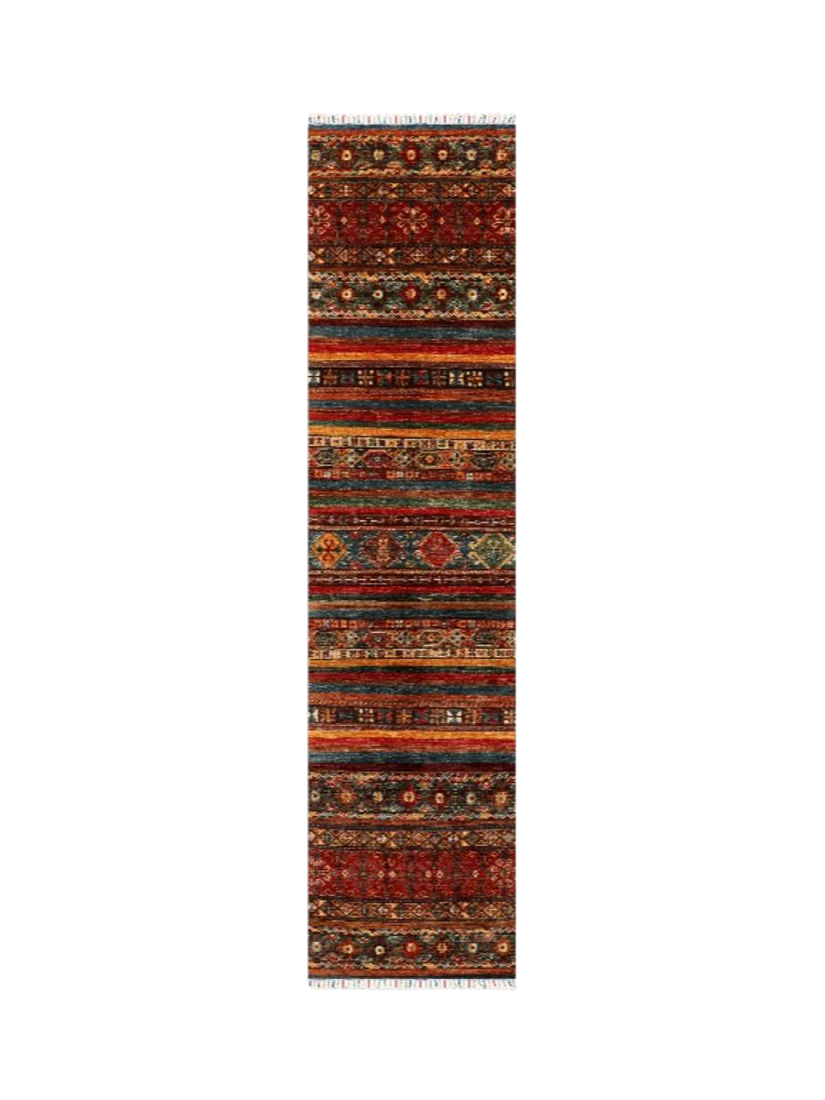 Gooch Oriental Khurjeen Runner Rug, Multi, L301 x W81 cm