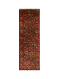 Gooch Oriental Khurjeen Pure Wool Runner Rug, L235 x W81 cm, Red