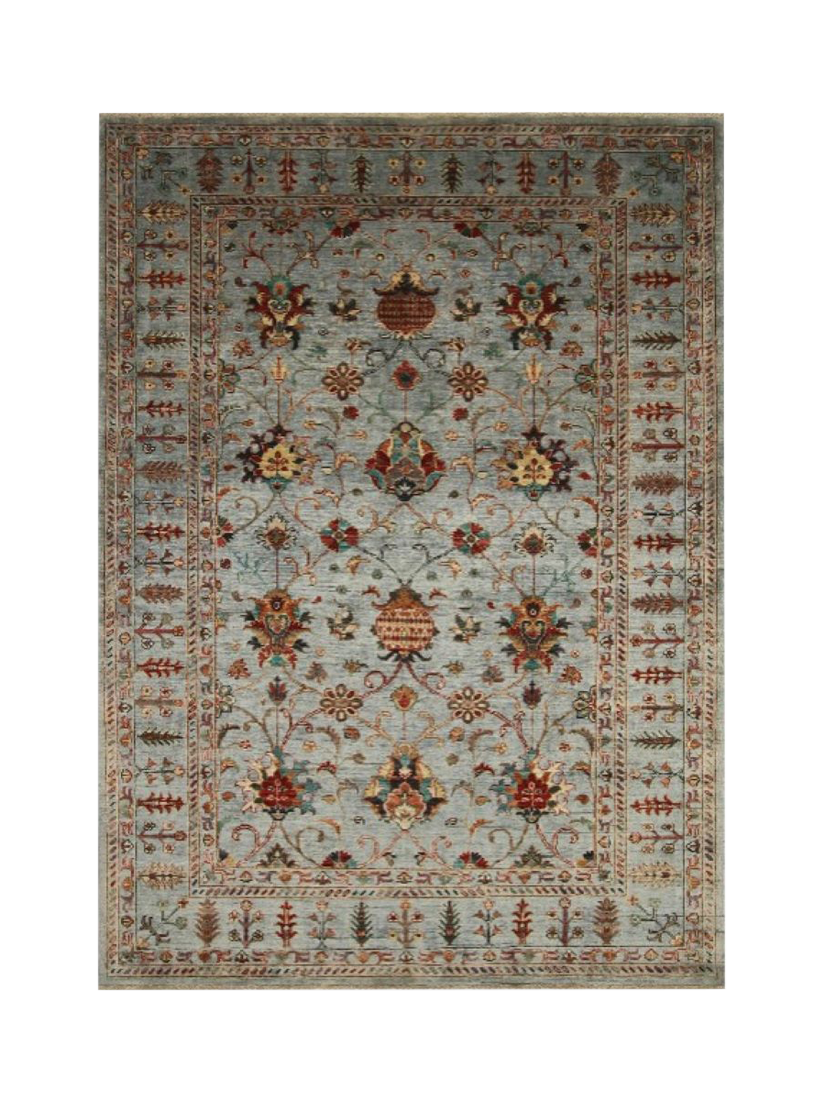 Gooch Oriental Sultani Rug, Blue, L244 x W174 cm