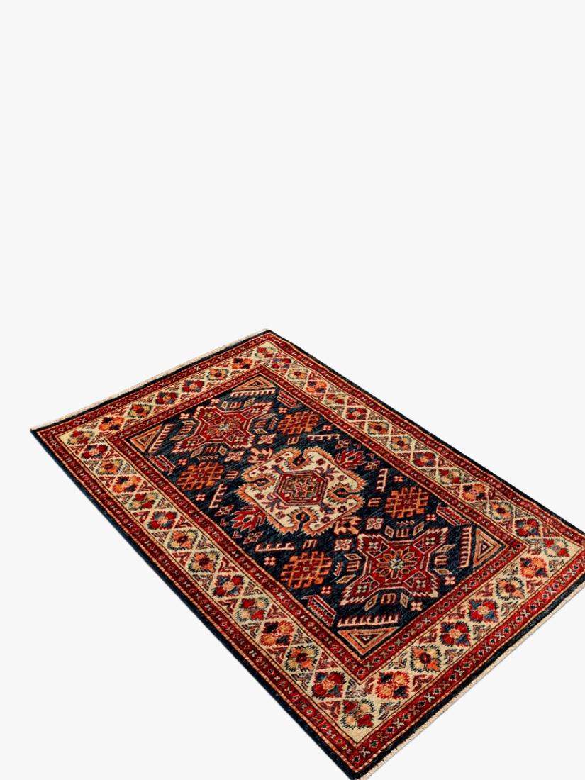 Gooch Oriental Supreme Kazak Rug, Blue, L138 x W89 cm Gooch Oriental Supreme Kazak Rug, Blue, L138 x W89 cm