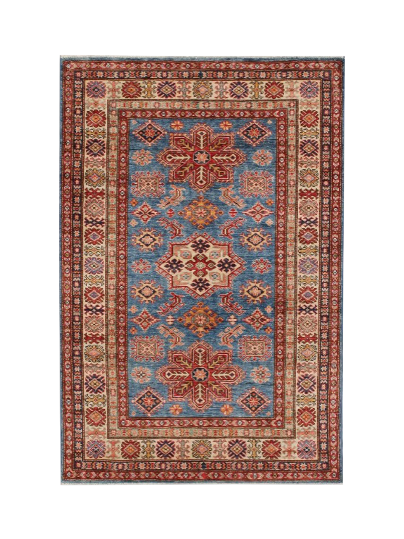 Gooch Oriental Supreme Kazak Rug, Blue, L180 x W120 cm