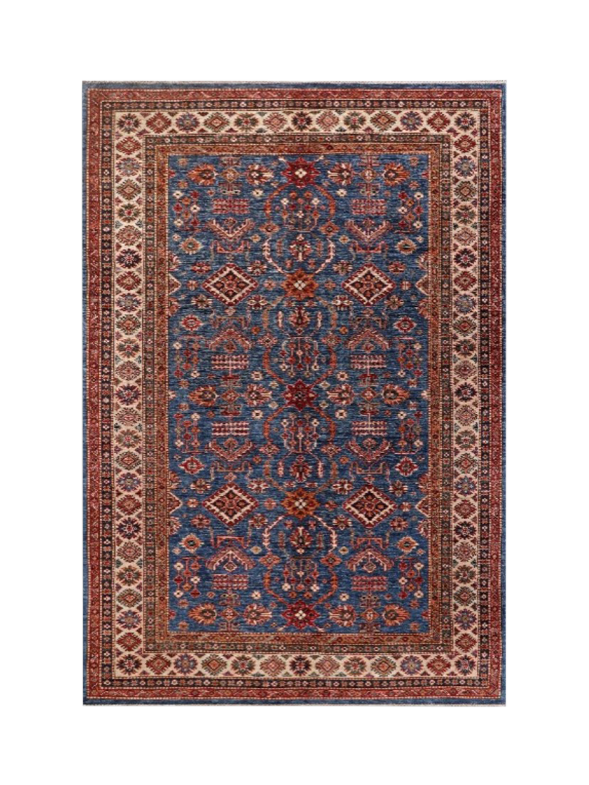 Gooch Oriental Supreme Kazak Rug, Blue, L254 x W171 cm