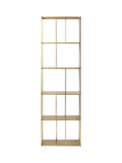 Swoon Aero Shelving Unit, Brass
