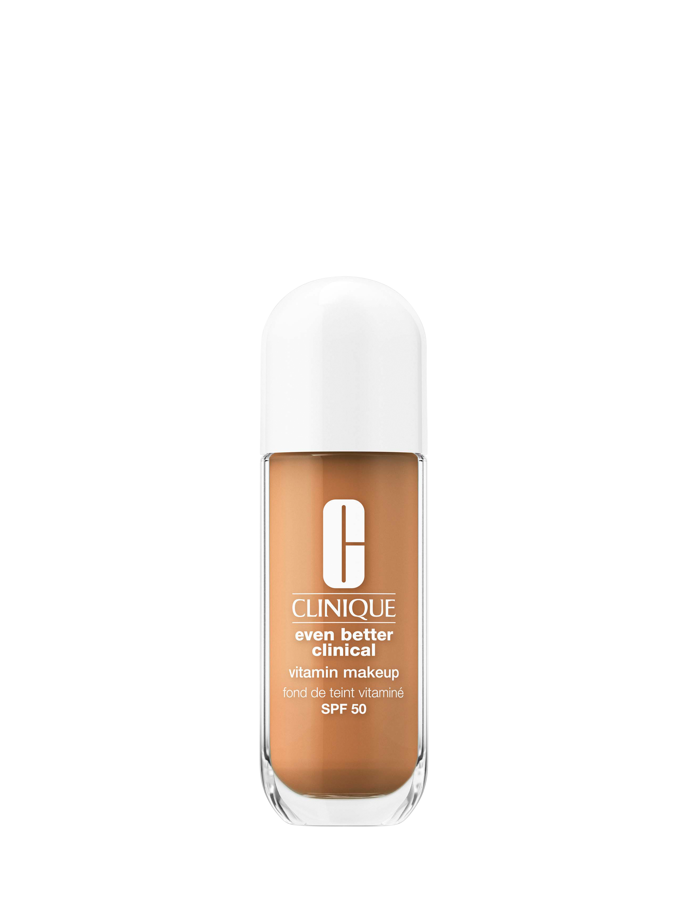 Product image 1 of 9, which shows Clinique Even Better Clinical Vitamin Makeup SPF 50, 19 Medium Deep Warm 1