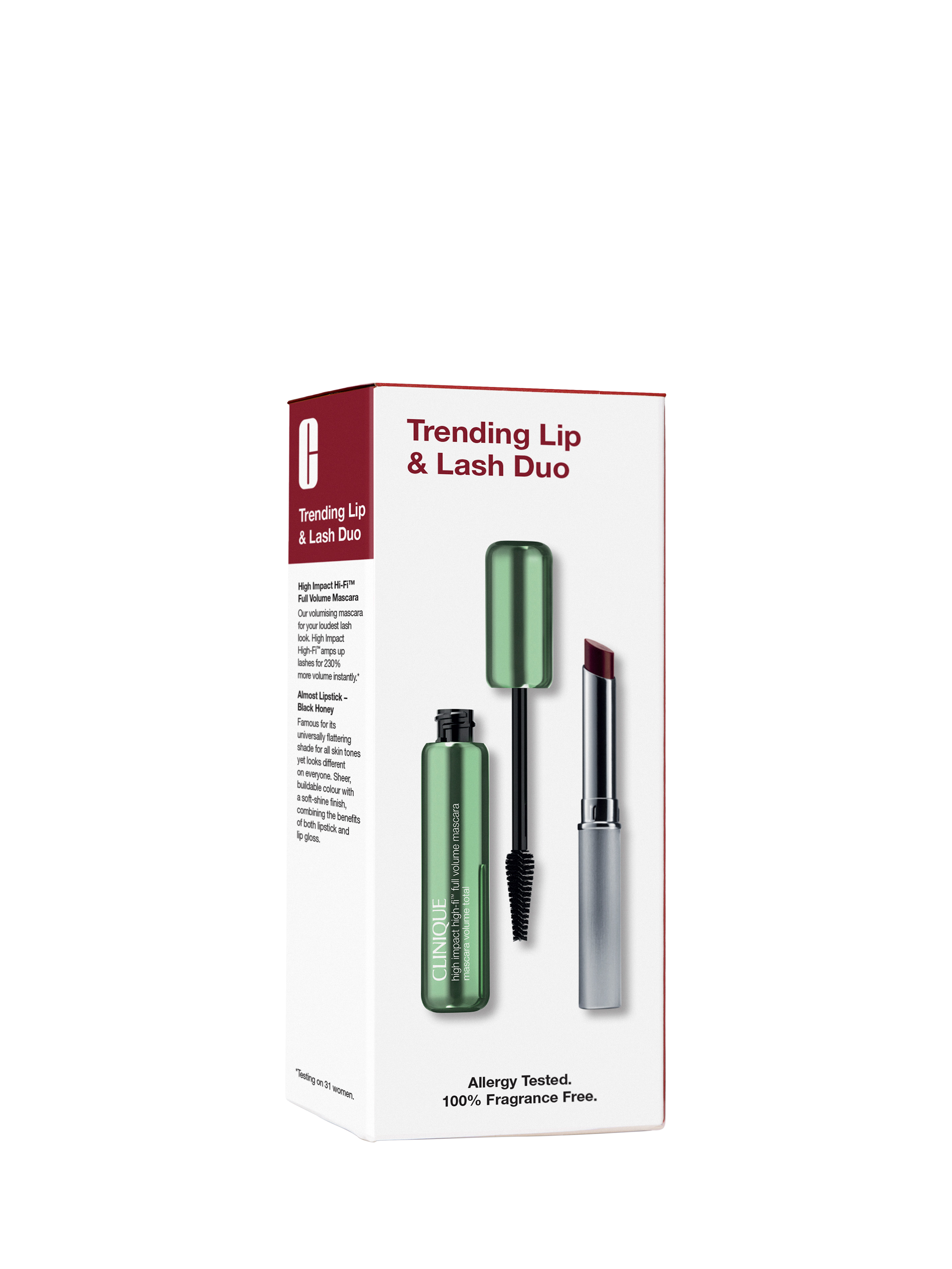 Product image 1 of 5, which shows Clinique Trending Lip and Lash Duo Makeup Gift Set
