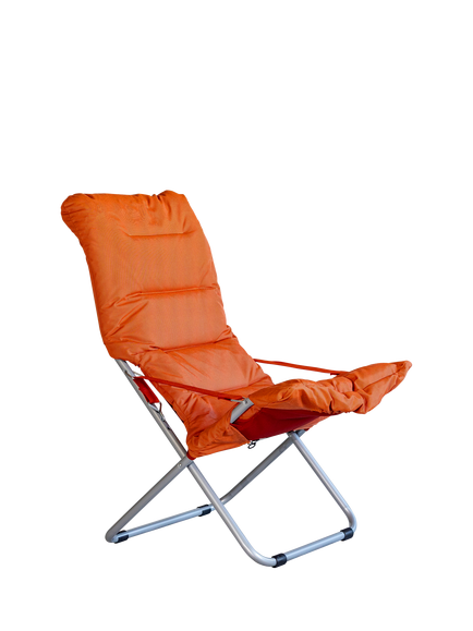 Fiam Fiesta Outdoor Reclining Soft Armchair, Orange