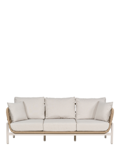 Pacific Martic 3-Seater Garden Sofa, Latte