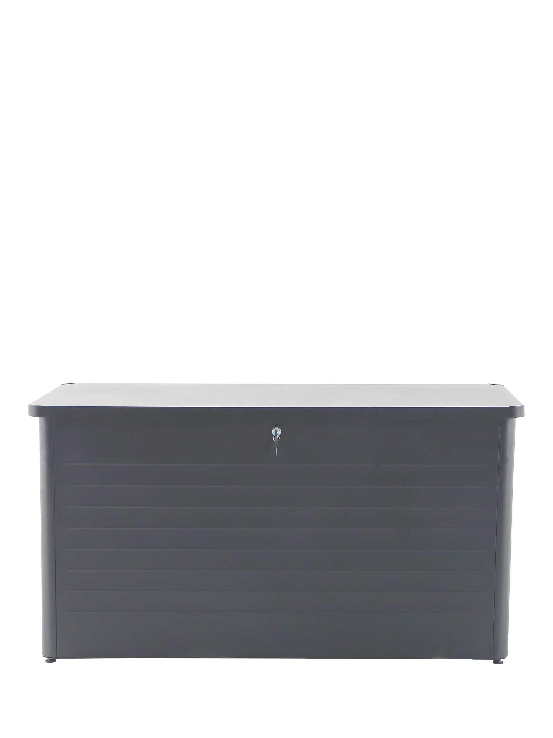 Pacific Rhode Island Large Cushion Box, Anthracite Grey