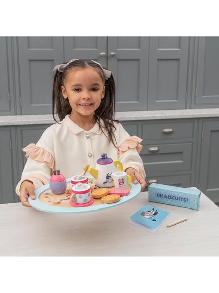 Bluey Wooden Tea Party Playset, Multi