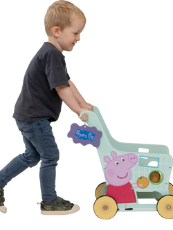 Peppa Pig Shopping Trolley - view 2, Multi