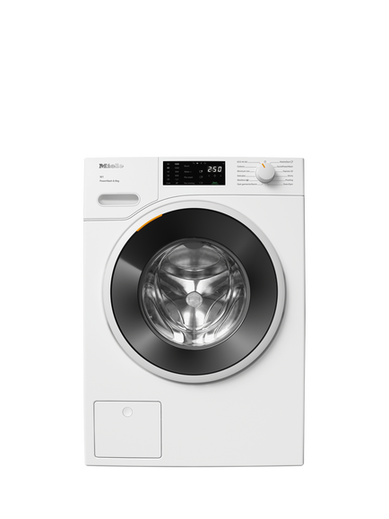 Miele WWB360WCS Freestanding Washing Machine, 8kg Load, 1400rpm Spin, Lotus White, Lotus White