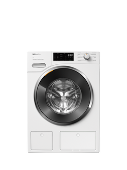 Miele WWG880WCS Freestanding Washing Machine, 9kg Load, 1400rpm Spin, Lotus White, Lotus White