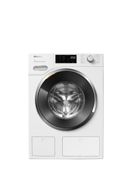 Miele WWG880WCS Freestanding Washing Machine, 9kg Load, 1400rpm Spin, Lotus White, Lotus White