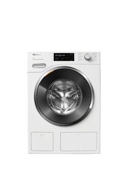 Miele WWJ880 Freestanding Washing Machine, 9kg Load, 1600rpm Spin, Lotus White, Lotus White