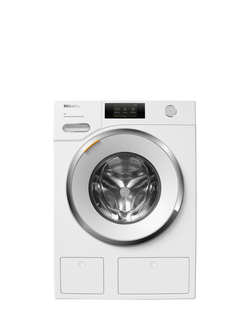 Miele WWR860WPS Freestanding Washing Machine, 9kg Load, 1600rpm Spin, Lotus White, Lotus White