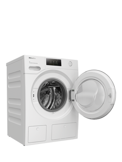 Miele WWR860WPS Freestanding Washing Machine, 9kg Load, 1600rpm Spin, Lotus White - view 2, Lotus White
