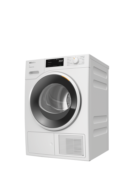Miele TWC640WP Freestanding Heat Pump Tumble Dryer, 8kg Load, Lotus White - view 2, Lotus White