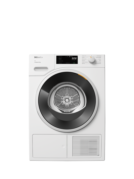 Miele TWD640WP Freestanding Heat Pump Tumble Dryer, 9kg Load, Lotus White, Lotus White