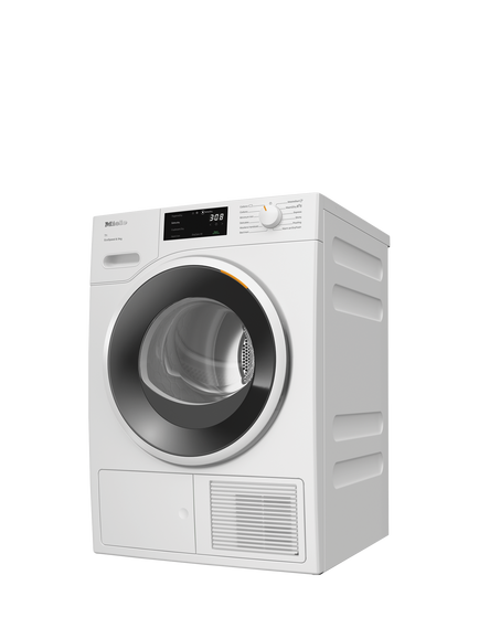 Miele TWD640WP Freestanding Heat Pump Tumble Dryer, 9kg Load, Lotus White - view 2, Lotus White